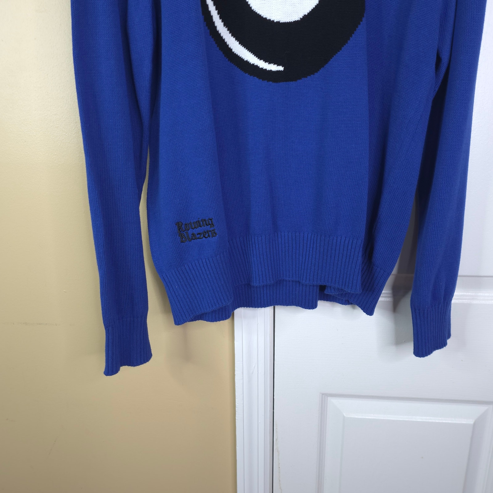 Rowing Blazers Men's Magic 8 Ball Cotton Sweater Blue Size L — image 2 of 7